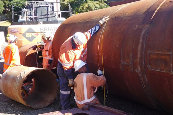 Waiwaka Terrace Stormwater Repair Drilling 15 March 2022 3
