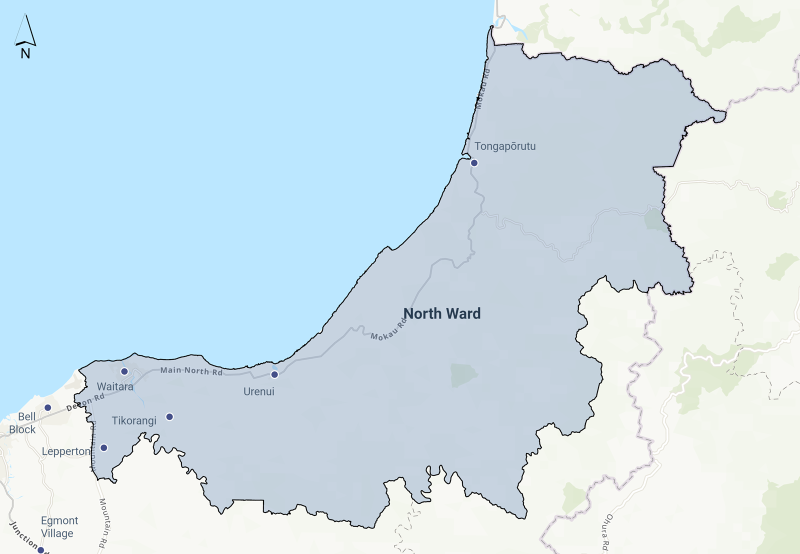 North ward map.