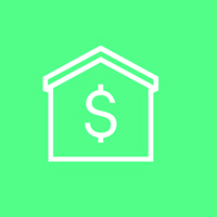 Isolation and affordability icon